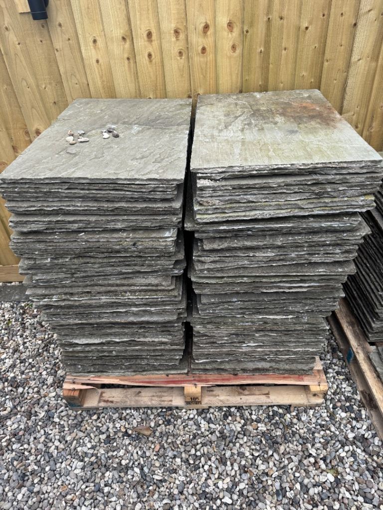 900x600mm Kandla Grey Indian Sandstone Paving