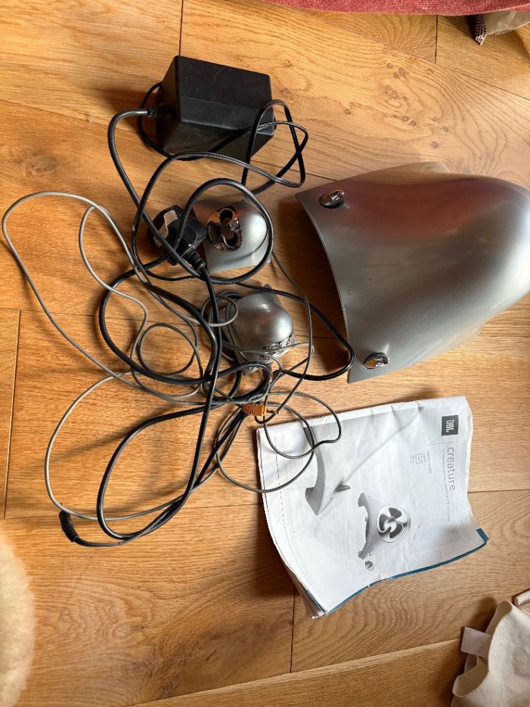 JBL creature subwoofer and speakers