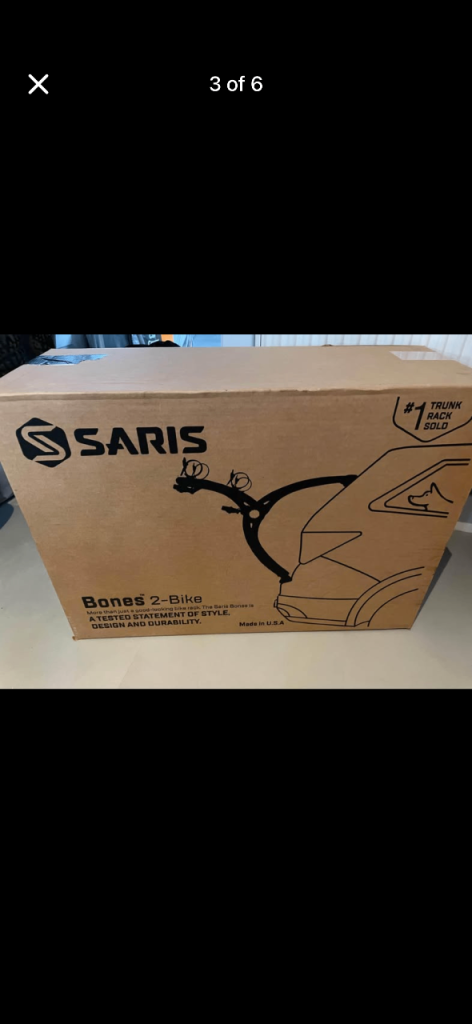 Saris 2 Bone Bike rack Black 