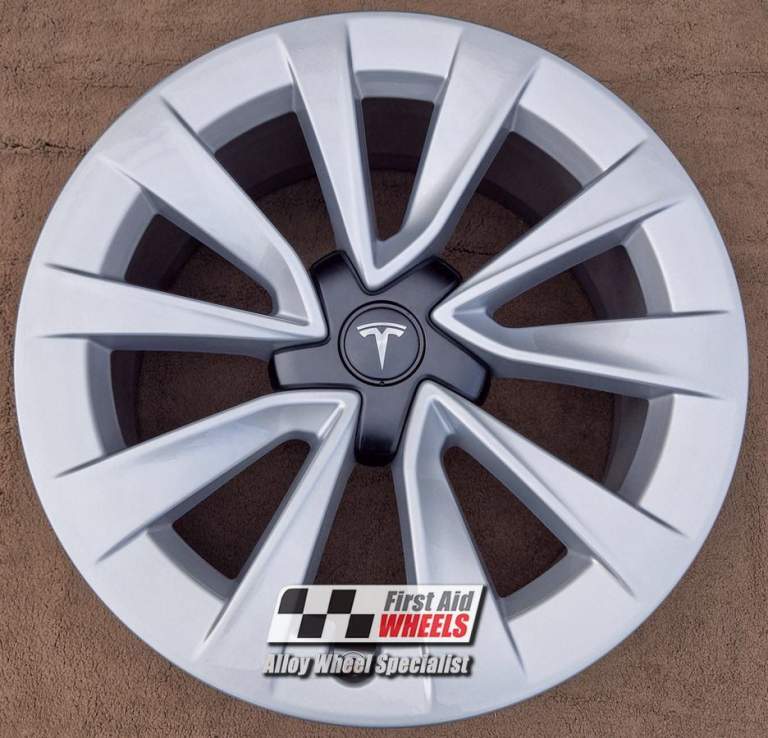 R626S SWAP for Ours TESLA MODEL 3 4x 19'' GENUINE REFRESH SILVER REFURBISHED ALLOY WHEELS
