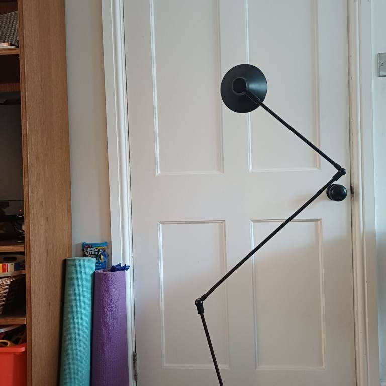 Habitat Bobby Black Angelpoise Type Floor Lamp