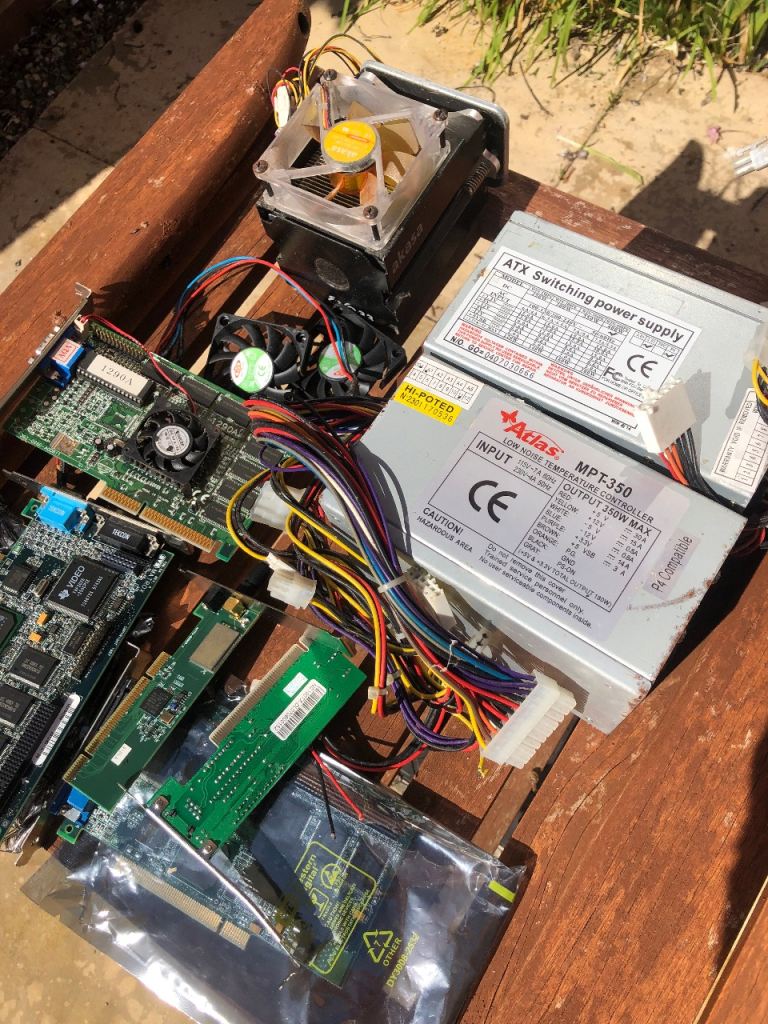 Job lot of computer parts.