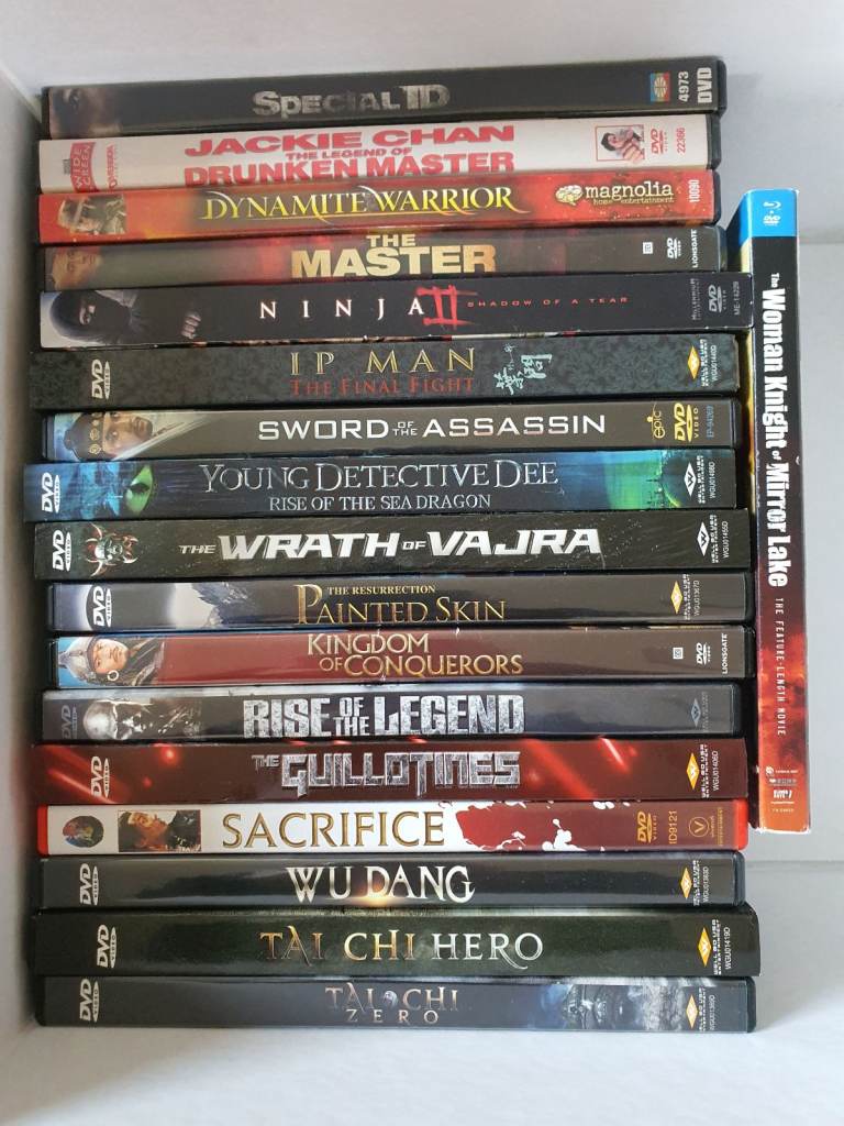 DVDs CHINESE R1 WAR, MARTIAL ARTS