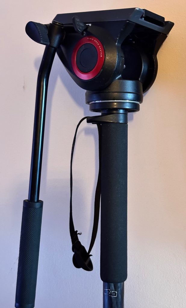 Manfrotto MM294C4 Monopod with Fluid Head – Good Condition