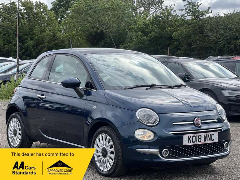 2018 Fiat 500 1.2 Lounge 3dr HATCHBACK PETROL Manual