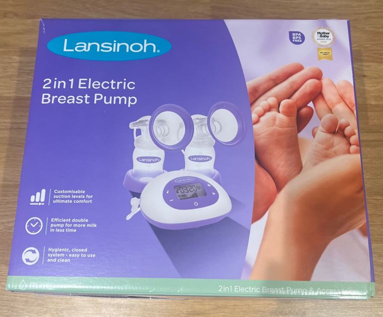 Lansinoh 2-in-1 Double Electric Breast Pump - New
