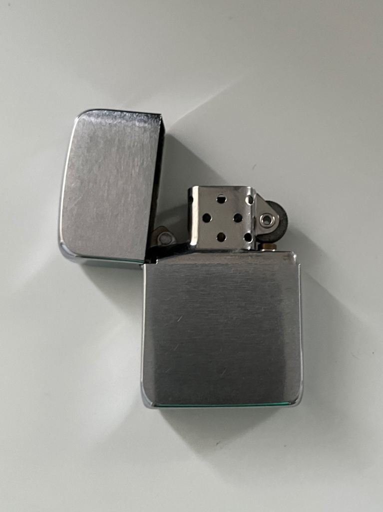 Zippo Brushed Chrome Lighter I 03