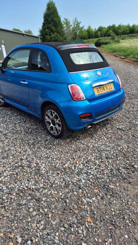 Fiat, 500, Convertible, 2014, Manual, 1242 (cc), 3 doors