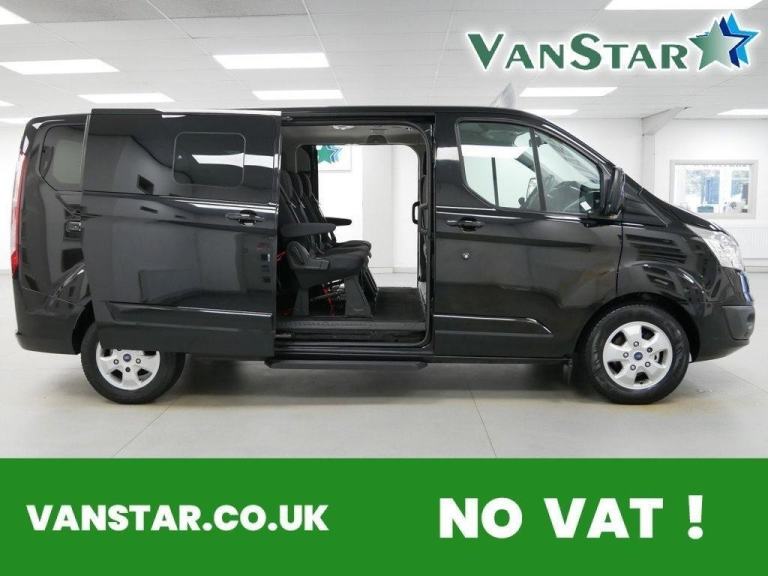 2017 TOURNEO CUSTOM 310 2.0 EBL 130 BHP L2 LONG TITANIUM  8 SEATER ( NO VAT ! )