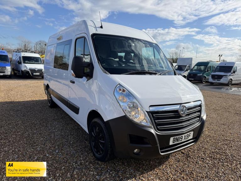 2019 Vauxhall Movano 2.3 CDTi 3500 Panel Van 5dr Diesel Manual FWD L2 H2 Euro 6 (130 ps) Panel Va...