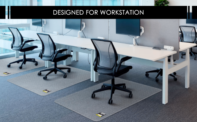 *FREE* Office Chair Mat Floor Protection for Carpet, 81 x 121cm (32" x 48") Clear Colour