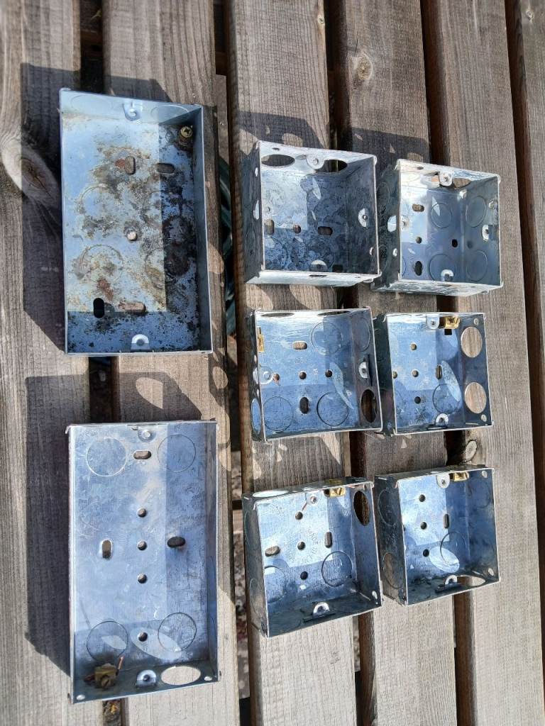 Electrical socket metal back boxes