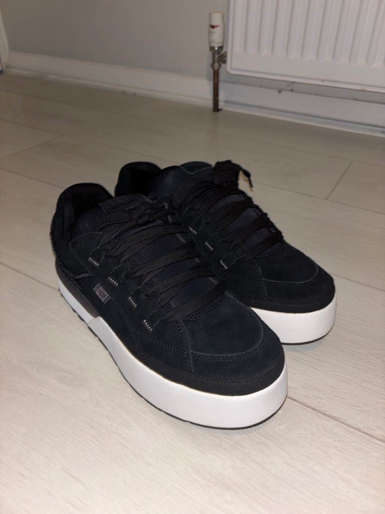 UGG Golden Cush Black Platform Trainers – NEW