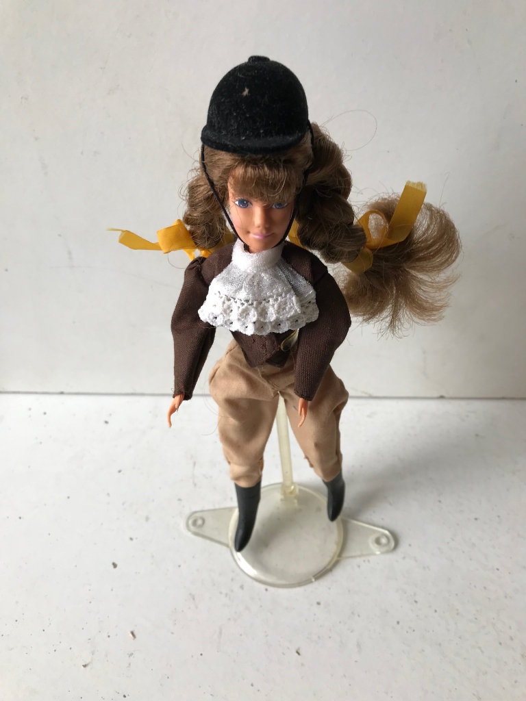 Vintage Cassy Jockey with stand