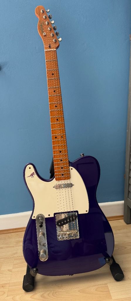 Left handed Squier classic vibe telecaster purple 