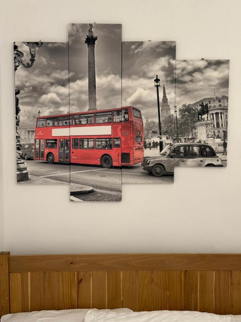 London Bus Canvas Picture Painting