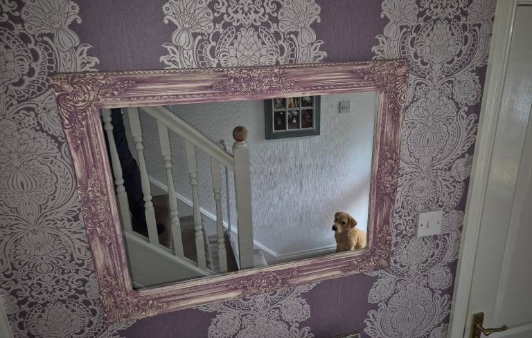 Mirror & table