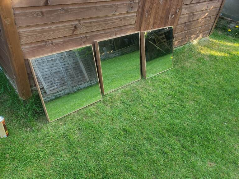 3 (Picture Frame Style) Mirrors