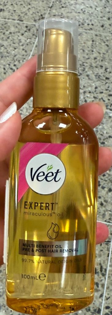 Veet Expert Miraculous Oil - Pre & Post Hair Removal