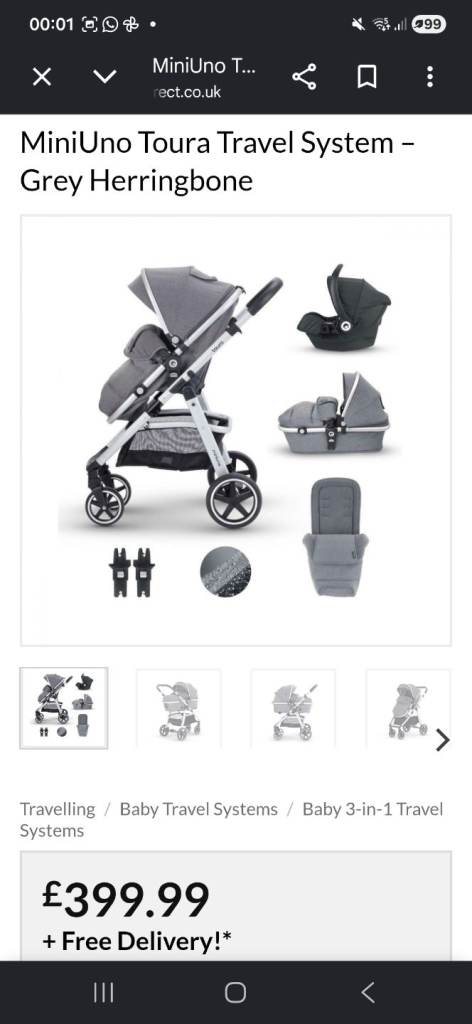 Mini uno travel system