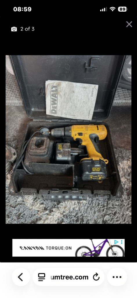 2 Cordless drills Bargain