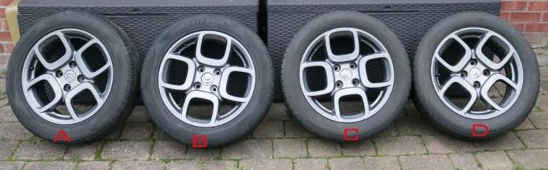 Citroën c4 cactus 16inch Anthracite Square, alloys