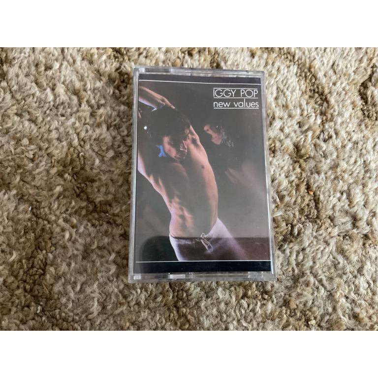 IGGY POP - NEW VALUES CASSETTE ALBUM ROCK