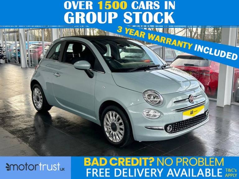 2023 Fiat 500C 1.0 MHEV Convertible 2dr Petrol Manual Euro 6 (s/s) (70 bhp) 1 OWNER FROM N Conver...