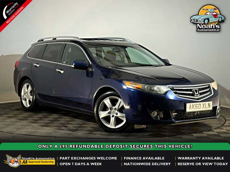 2011 HONDA ACCORD EX I-DTEC 2.2 DIESEL AUTOMATIC ESTATE 150 BHP SERVICE HISTORY