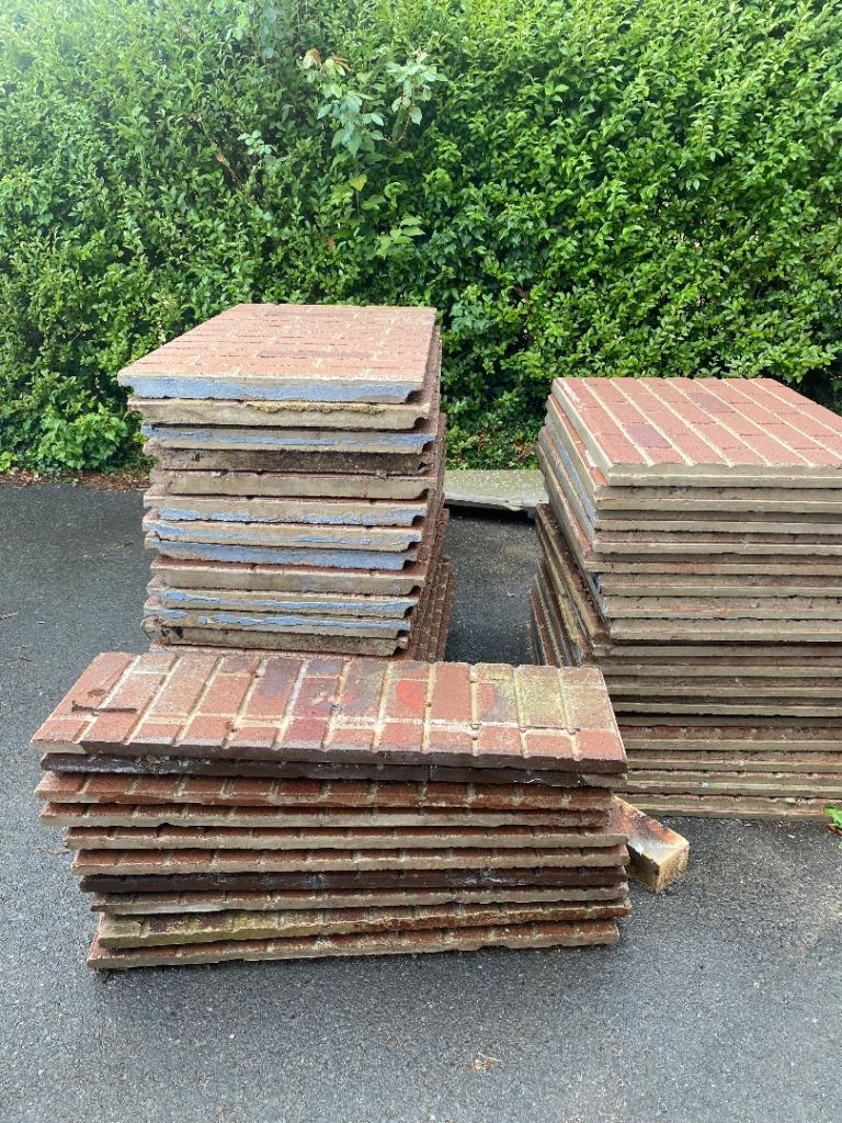 Red Brick Concrete Slabs FREE