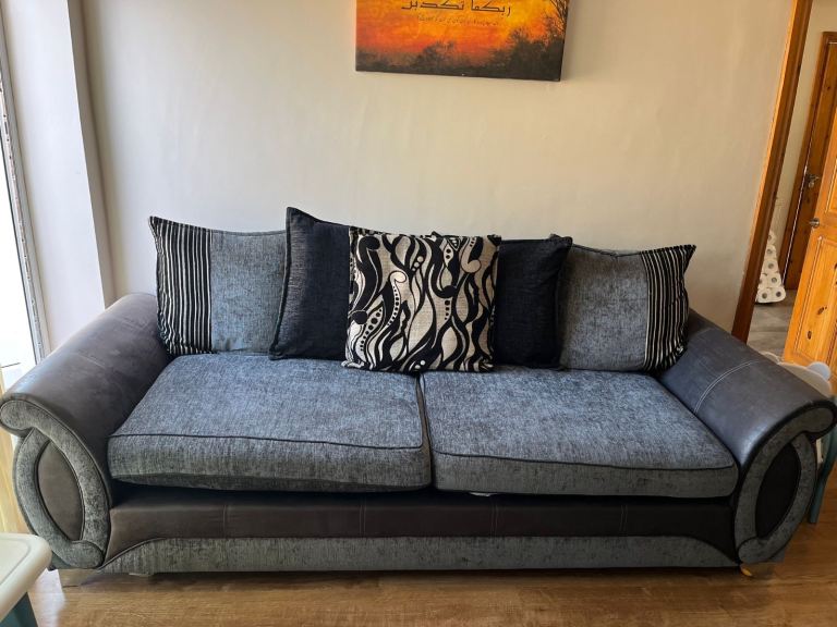 DFS 4 seater sofa and 2 seater sofa bed