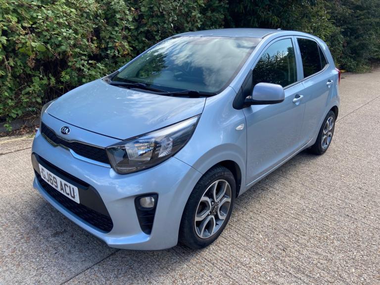 2019 Kia Picanto 1.0 Wave 5dr Blue 45k Miles Years MOT Warranty HPI Clear Reverse Camera HATCHBAC...
