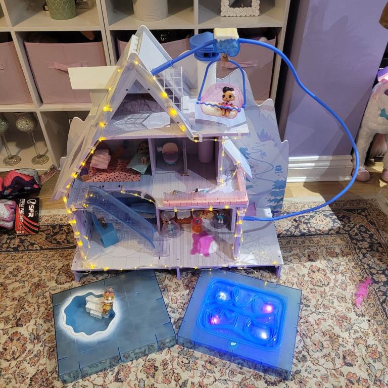 LOL Surprise Winter Disco Chalet Dollhouse Collection Only