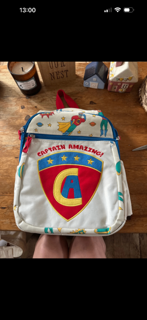 Kids Captain Amazing Backpack – Good Condition
