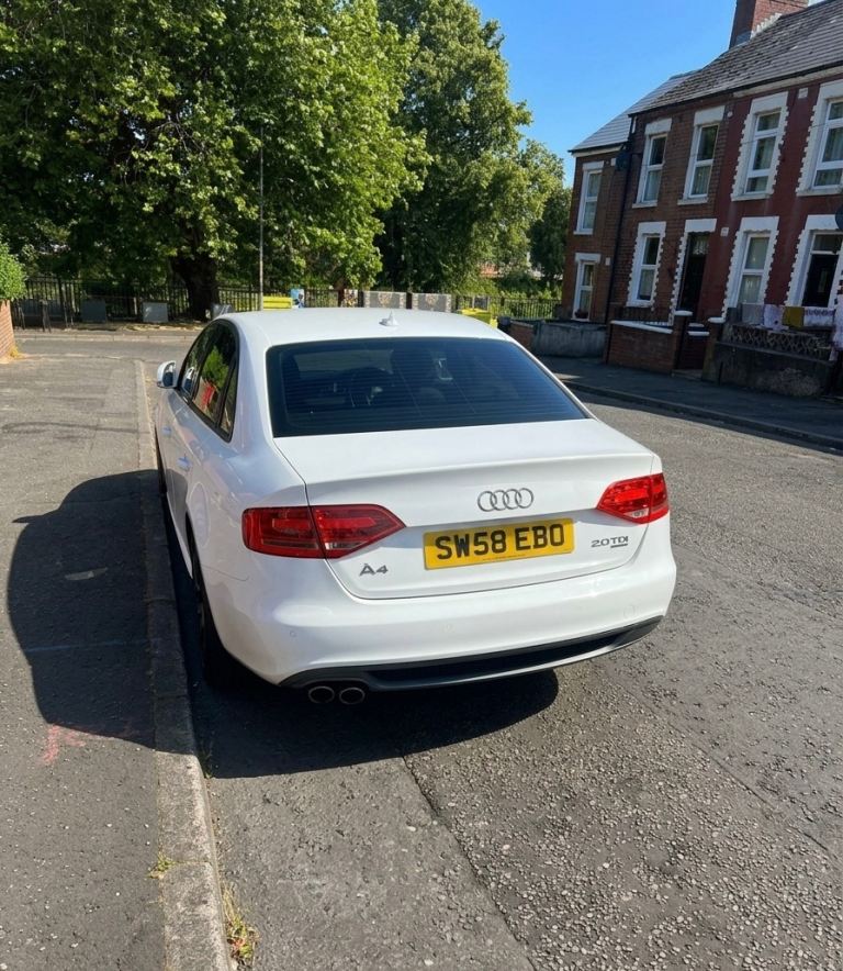 Audi A4 White Saloon – Good Condition