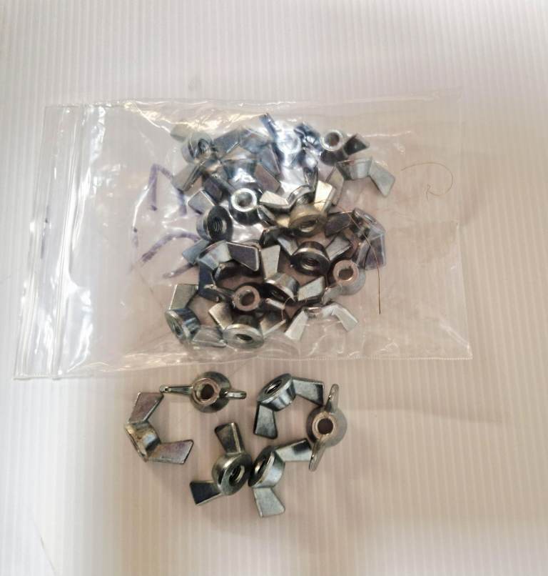 large / heavy duty m6 wing nuts
