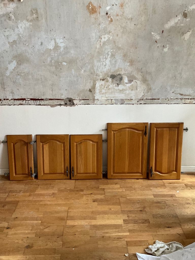 Oak kitchen doors