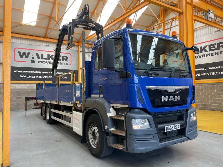 MAN TGS 26.360, *EURO 6* 6X2 26 TONNE DRAWBAR SPEC BRICK GRAB