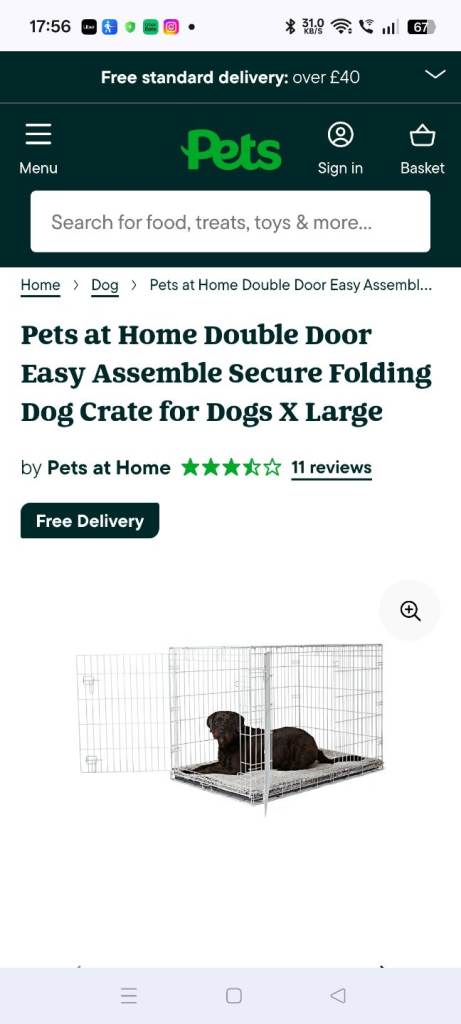 Dog cage XL 