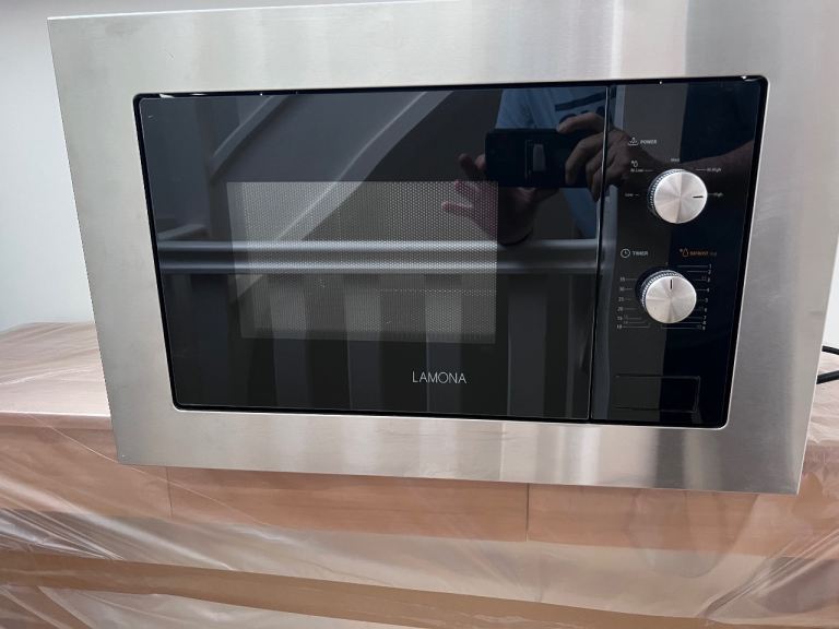 Lamona LAM7300 Built In 38cm Stainless Steel Microwave