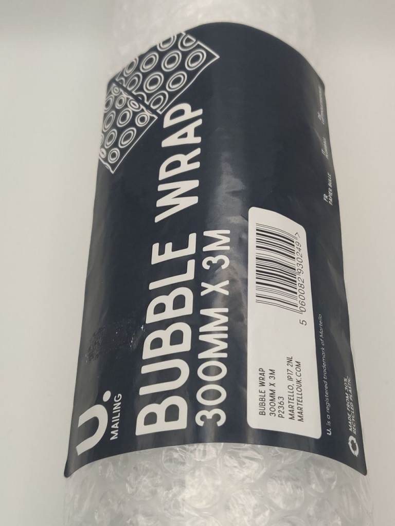 Martello U Mailing Bubble Wrap 300mm x 3M
