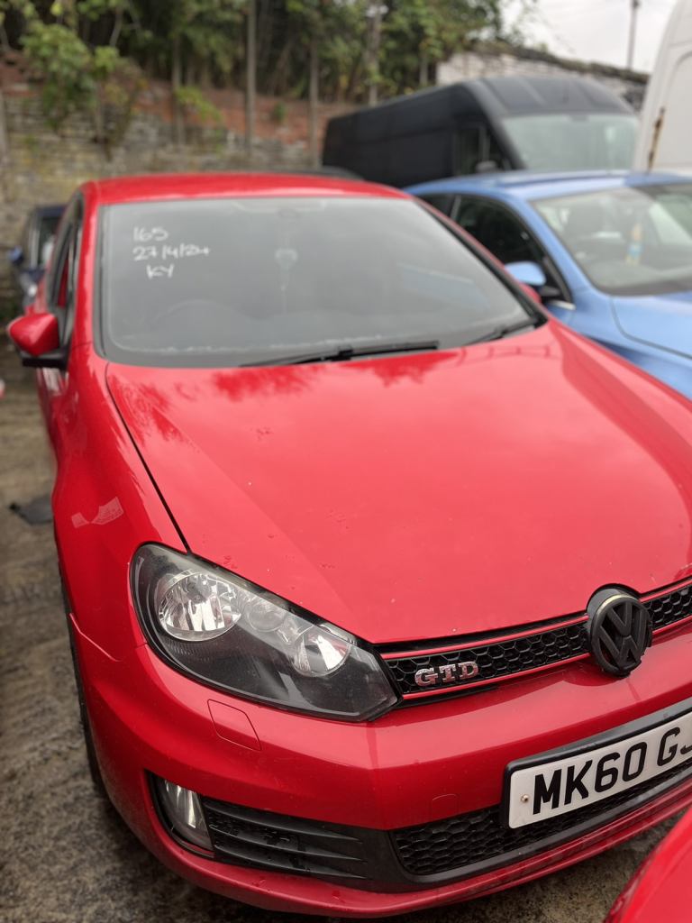 VW GOLF MK6 GTD FOR BREAKING IN RED LY3D 09-12