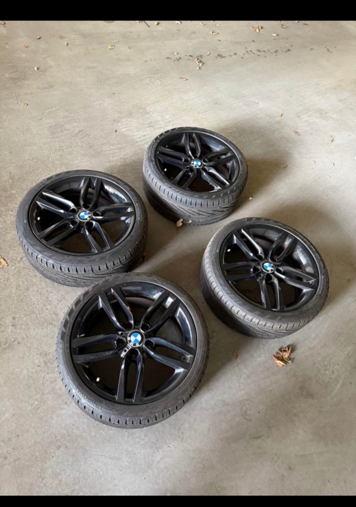 18” bmw m sport alloys and tyres