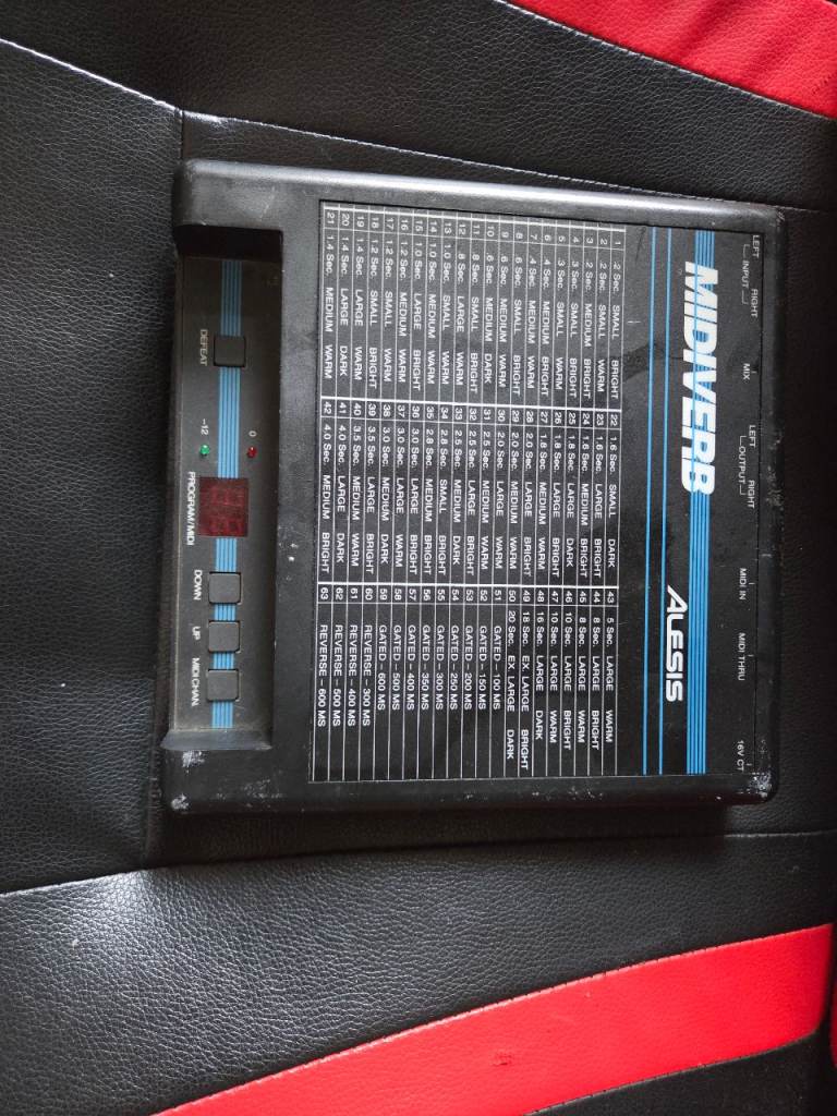 1980s alesis midiverb vintage unit 