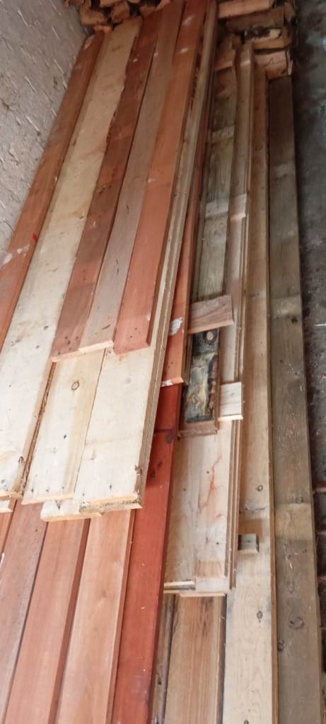 Reclaimed timber boards