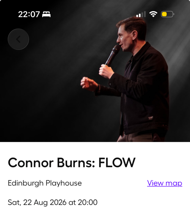 Connor Burns Ticket SWAP