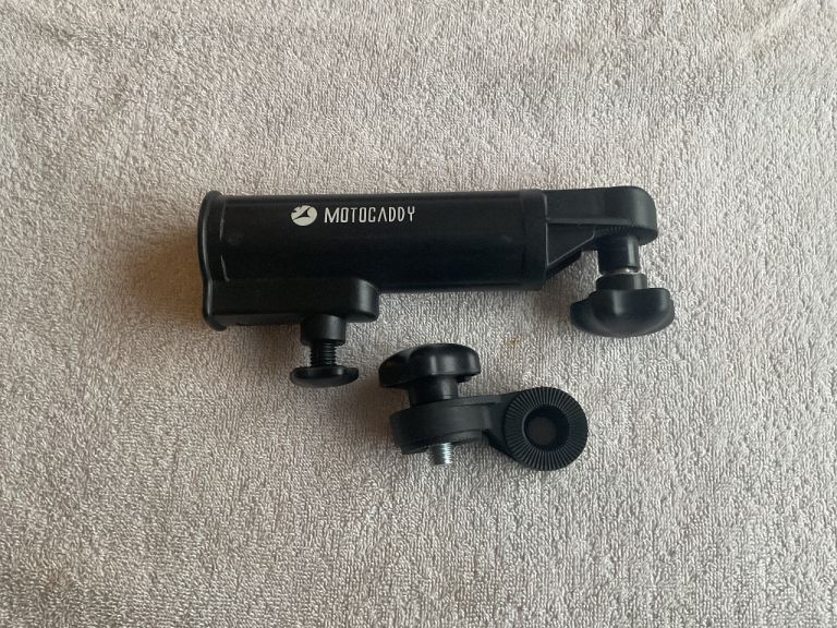 Motocaddy Golf Trolley Umbrella Holder and Accessories Station . Mint
