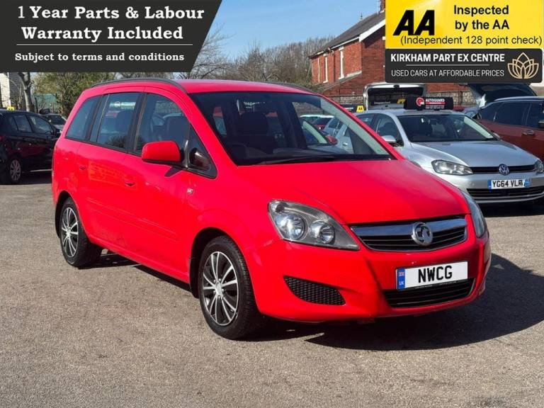 2013 Vauxhall Zafira 1.6 16V Exclusiv MPV 5dr Petrol Manual Euro 5 (115 ps) 12 MONTHS MOT ON SAL ...