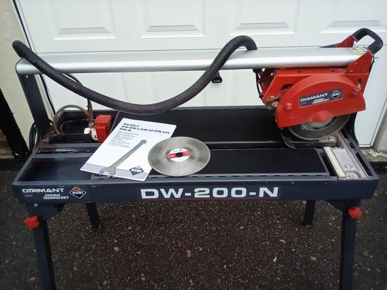 Rubi DW-200-N Electric Wet Tile Cutter – Good Condition 