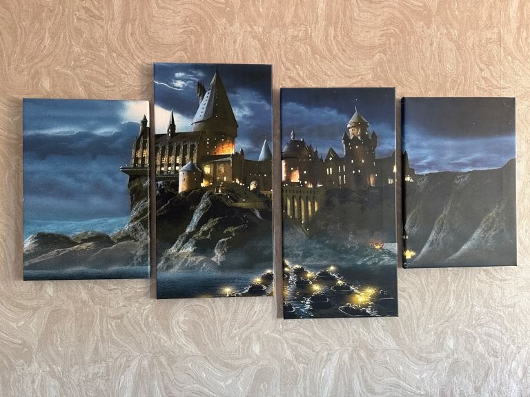image for Harry Potter castle canvas 